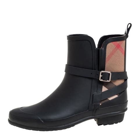 burberry women's riddlestone wrap rain booties|burberry rain boots for women.